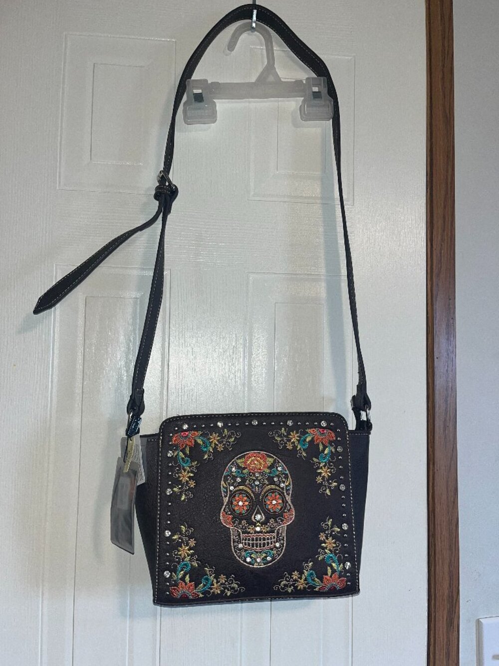 Authentic Montana West "Sugar Skull" Adjustable Shoulder Bag NWT GORGEOUS
